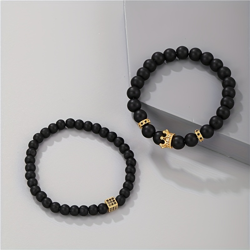 Map Stone Crown Bracelet